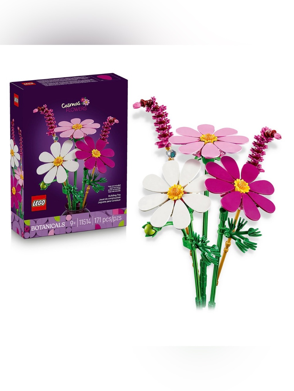Lego Cosmos Flowers Botanical Bouquet